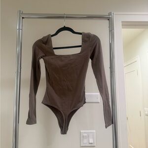 Babaton Taupe Bodysuit